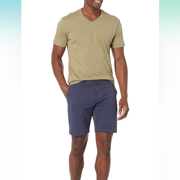 NWT Goodthreads Slim-Fit 9" Flat-Front Comfort Stretch Chino Short - Picture 2 of 6